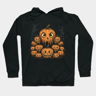 Halloween Pumpkin, Spooky Pumpkin Face Hoodie